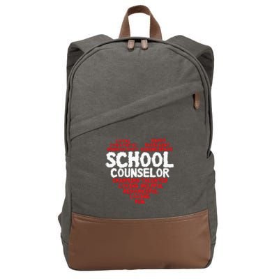 School Counselor Counsling Guidance Counselor Cotton Canvas Backpack