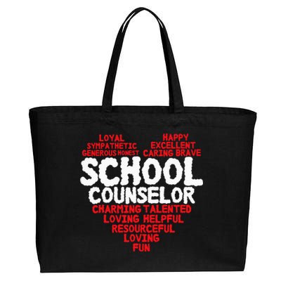 School Counselor Counsling Guidance Counselor Cotton Canvas Jumbo Tote