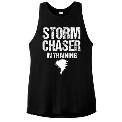 Storm Chaser Chasing Weather Hurricane Tornado Twister Gift Ladies PosiCharge Tri-Blend Wicking Tank