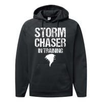 Storm Chaser Chasing Weather Hurricane Tornado Twister Gift Performance Fleece Hoodie