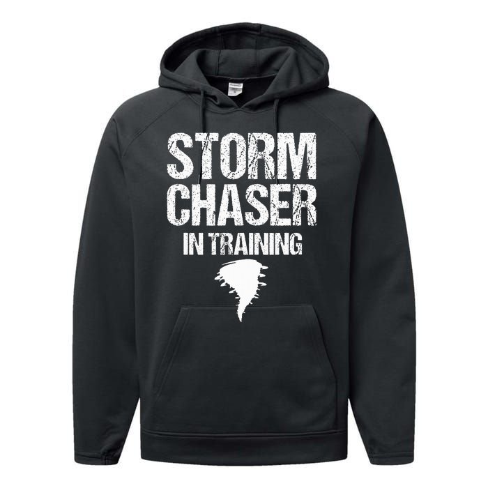 Storm Chaser Chasing Weather Hurricane Tornado Twister Gift Performance Fleece Hoodie