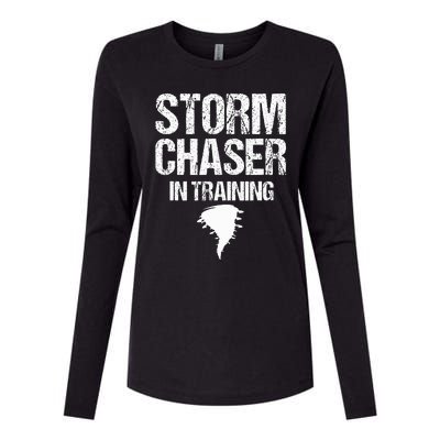 Storm Chaser Chasing Weather Hurricane Tornado Twister Gift Womens Cotton Relaxed Long Sleeve T-Shirt