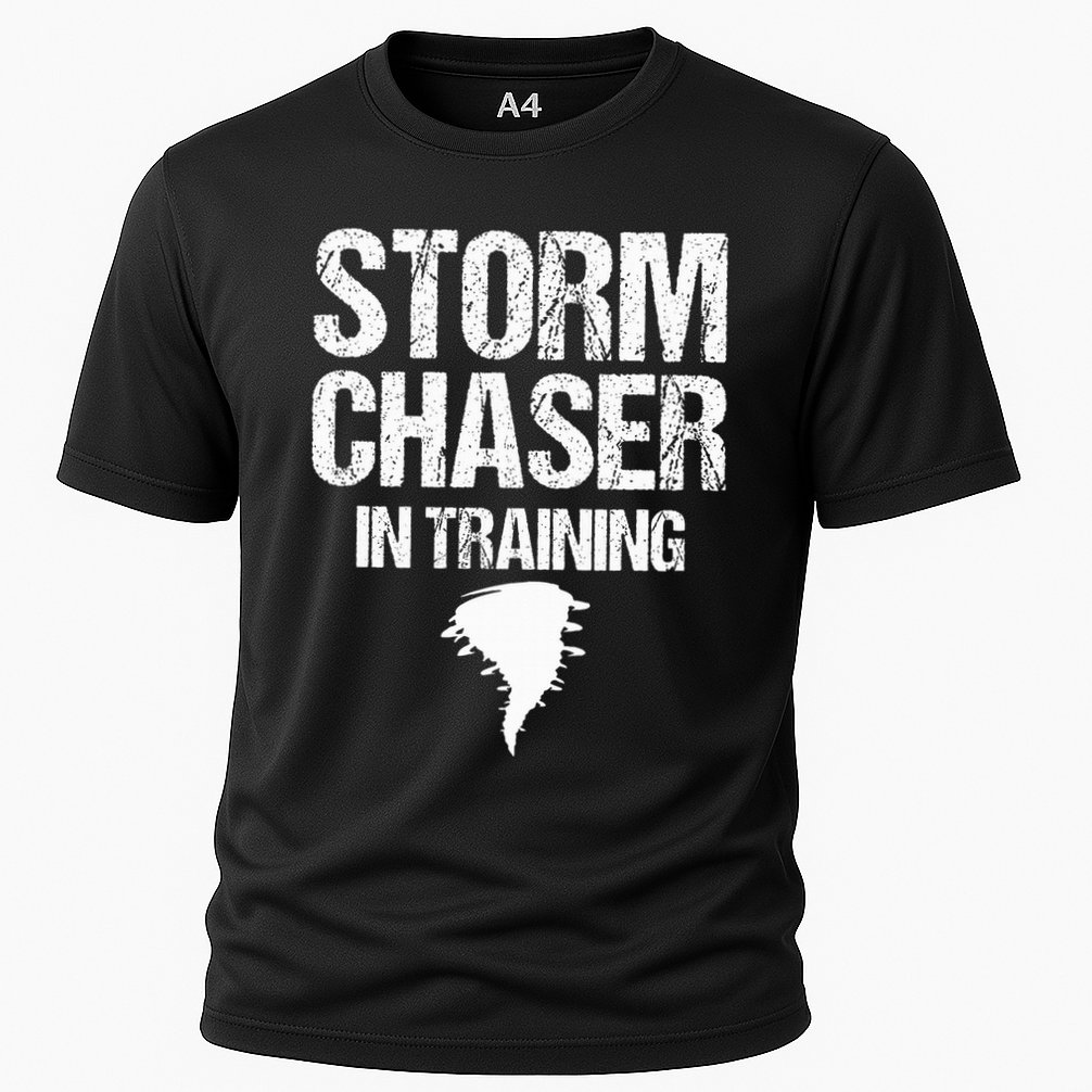 Storm Chaser Chasing Weather Hurricane Tornado Twister Gift Cooling Performance Crew T-Shirt