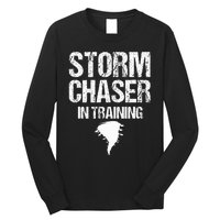 Storm Chaser Chasing Weather Hurricane Tornado Twister Gift Long Sleeve Shirt