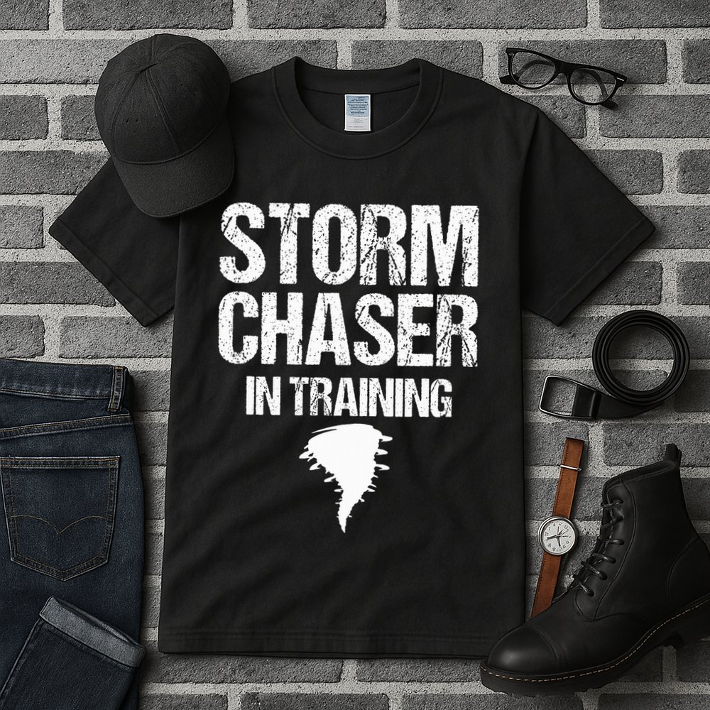Storm Chaser Chasing Weather Hurricane Tornado Twister Gift Tall T-Shirt