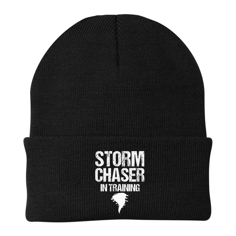 Storm Chaser Chasing Weather Hurricane Tornado Twister Gift Beanie