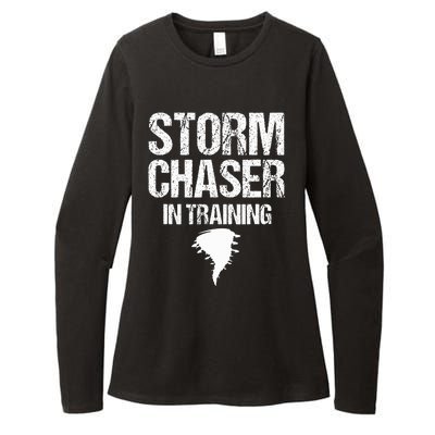 Storm Chaser Chasing Weather Hurricane Tornado Twister Gift Womens CVC Long Sleeve Shirt