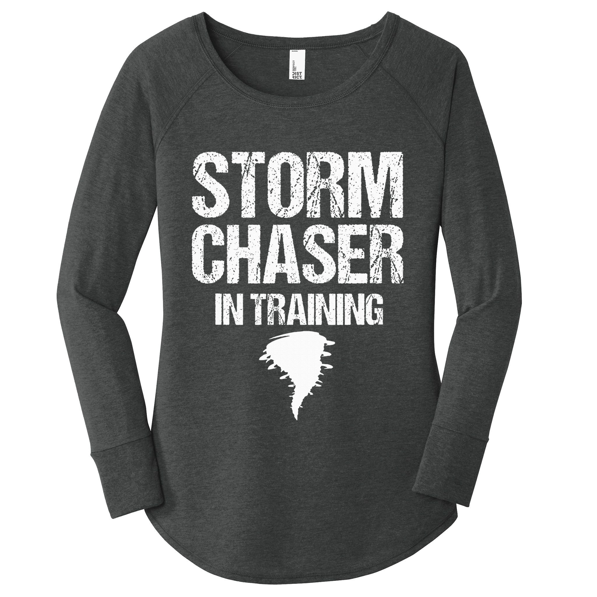Storm Chaser Chasing Weather Hurricane Tornado Twister Gift Women's Perfect Tri Tunic Long Sleeve Shirt