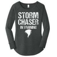 Storm Chaser Chasing Weather Hurricane Tornado Twister Gift Women's Perfect Tri Tunic Long Sleeve Shirt