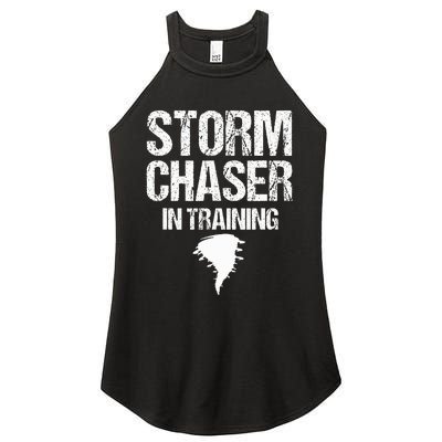 Storm Chaser Chasing Weather Hurricane Tornado Twister Gift Women's Perfect Tri Rocker Tank