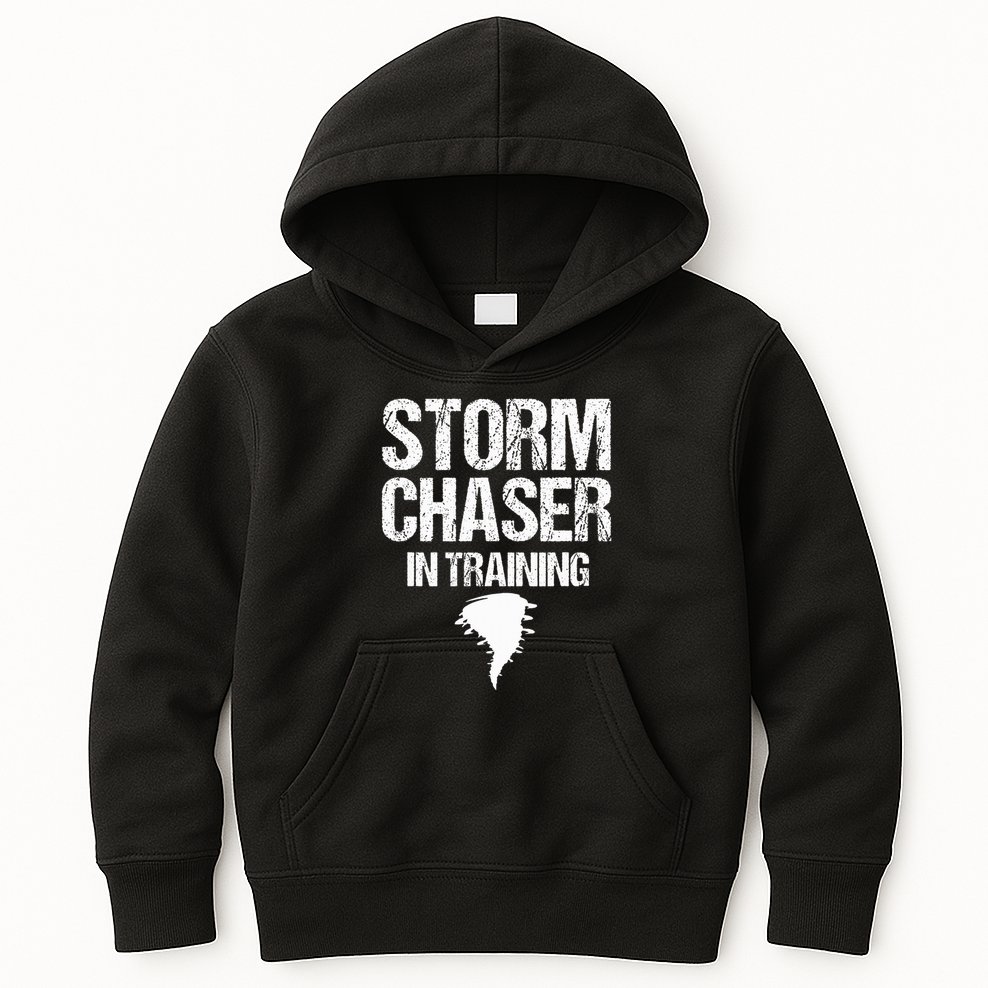 Storm Chaser Chasing Weather Hurricane Tornado Twister Gift Kids Hoodie