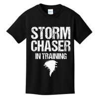 Storm Chaser Chasing Weather Hurricane Tornado Twister Gift Kids T-Shirt