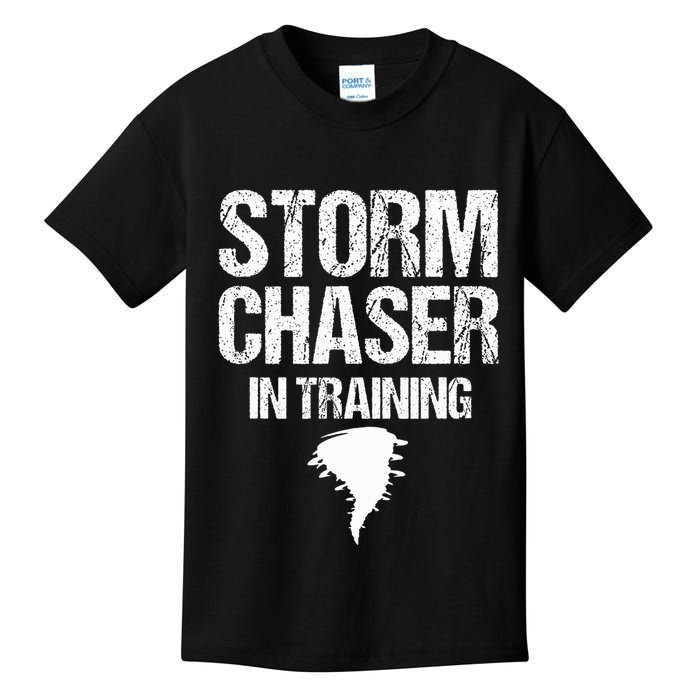 Storm Chaser Chasing Weather Hurricane Tornado Twister Gift Kids T-Shirt