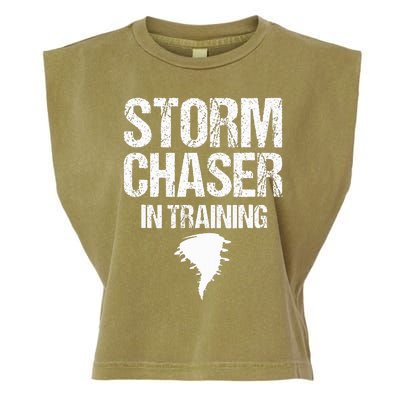 Storm Chaser Chasing Weather Hurricane Tornado Twister Gift Garment-Dyed Women's Muscle Tee