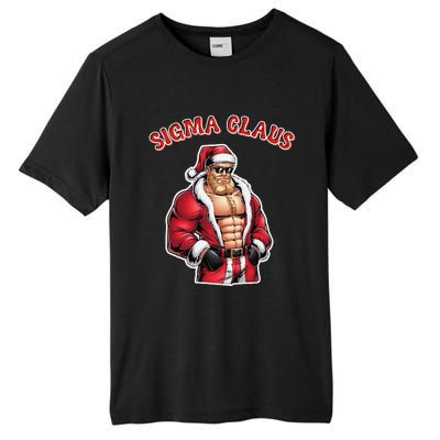 Sigma Claus Cool Santa Funny Christmas Rizz Rizzler Meme Tall Fusion ChromaSoft Performance T-Shirt