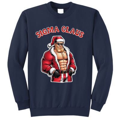 Sigma Claus Cool Santa Funny Christmas Rizz Rizzler Meme Sweatshirt