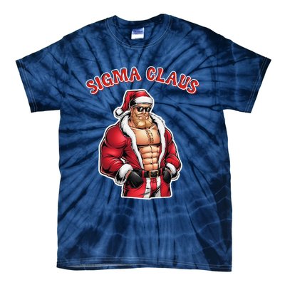 Sigma Claus Cool Santa Funny Christmas Rizz Rizzler Meme Tie-Dye T-Shirt