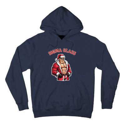 Sigma Claus Cool Santa Funny Christmas Rizz Rizzler Meme Tall Hoodie