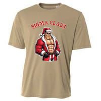 Sigma Claus Cool Santa Funny Christmas Rizz Rizzler Meme Cooling Performance Crew T-Shirt