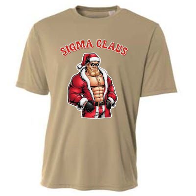 Sigma Claus Cool Santa Funny Christmas Rizz Rizzler Meme Cooling Performance Crew T-Shirt