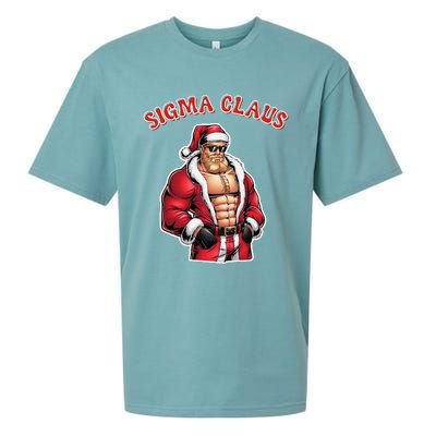 Sigma Claus Cool Santa Funny Christmas Rizz Rizzler Meme Sueded Cloud Jersey T-Shirt