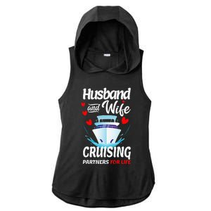 Summer Cruising Cruise Vacation Husband Wife Couple Ladies PosiCharge Tri-Blend Wicking Draft Hoodie Tank