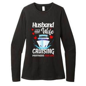 Summer Cruising Cruise Vacation Husband Wife Couple Womens CVC Long Sleeve Shirt