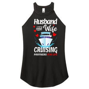 Summer Cruising Cruise Vacation Husband Wife Couple Women's Perfect Tri Rocker Tank