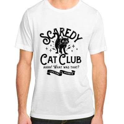 Scaredy Cat Club Ah What Was That Lifetime Member Black Cat Adult ChromaSoft Performance T-Shirt