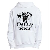 Scaredy Cat Club Ah What Was That Lifetime Member Black Cat Urban Pullover Hoodie