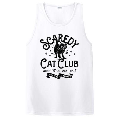 Scaredy Cat Club Ah What Was That Lifetime Member Black Cat PosiCharge Competitor Tank