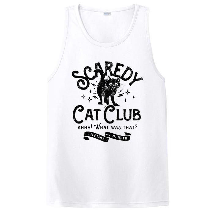 Scaredy Cat Club Ah What Was That Lifetime Member Black Cat PosiCharge Competitor Tank