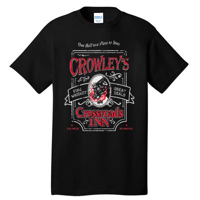 Supernatural CrowleyS Crossroads Inn Tall T-Shirt