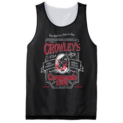 Supernatural CrowleyS Crossroads Inn Mesh Reversible Basketball Jersey Tank