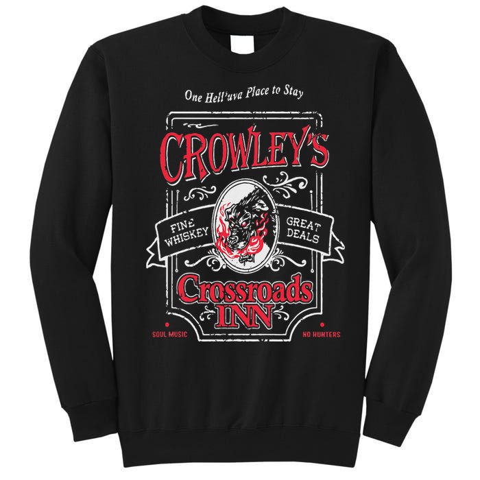 Supernatural CrowleyS Crossroads Inn Tall Sweatshirt