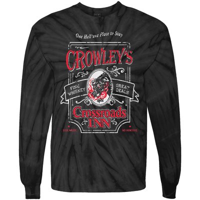 Supernatural CrowleyS Crossroads Inn Tie-Dye Long Sleeve Shirt