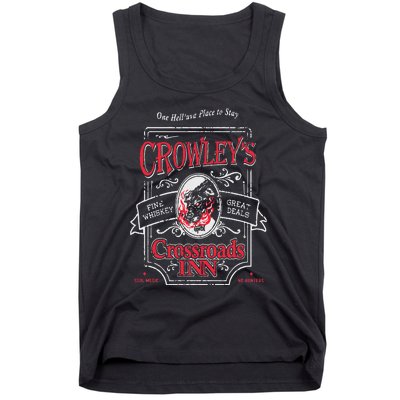 Supernatural CrowleyS Crossroads Inn Tank Top