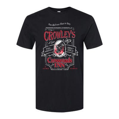 Supernatural CrowleyS Crossroads Inn Softstyle CVC T-Shirt