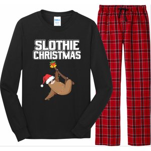 Slothie Christmas Cute Sloth Lover Merry Slothmas Xmas Meaningful Gift Long Sleeve Pajama Set