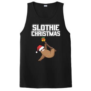 Slothie Christmas Cute Sloth Lover Merry Slothmas Xmas Meaningful Gift PosiCharge Competitor Tank