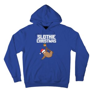 Slothie Christmas Cute Sloth Lover Merry Slothmas Xmas Meaningful Gift Hoodie