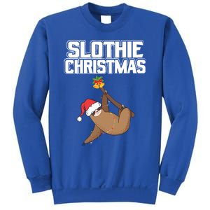 Slothie Christmas Cute Sloth Lover Merry Slothmas Xmas Meaningful Gift Sweatshirt