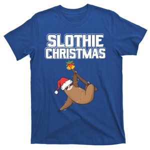 Slothie Christmas Cute Sloth Lover Merry Slothmas Xmas Meaningful Gift T-Shirt