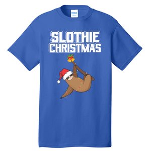 Slothie Christmas Cute Sloth Lover Merry Slothmas Xmas Meaningful Gift Tall T-Shirt