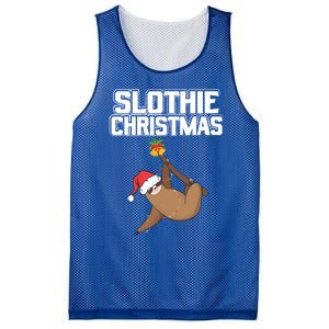 Slothie Christmas Cute Sloth Lover Merry Slothmas Xmas Meaningful Gift Mesh Reversible Basketball Jersey Tank