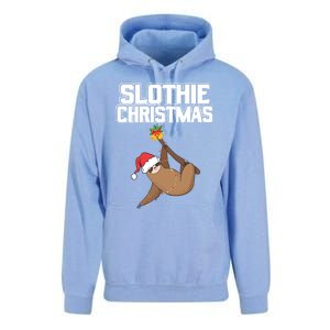 Slothie Christmas Cute Sloth Lover Merry Slothmas Xmas Meaningful Gift Unisex Surf Hoodie