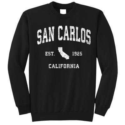 San Carlos California Ca Vintage Athletic Tall Sweatshirt