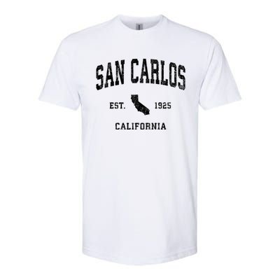 San Carlos California Ca Vintage Athletic Softstyle CVC T-Shirt