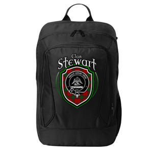 Stewart Clan Crest Scottish Clan Stewart Family Badge City Backpack