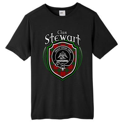 Stewart Clan Crest Scottish Clan Stewart Family Badge Tall Fusion ChromaSoft Performance T-Shirt